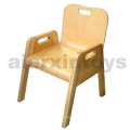 Cadeira empilhável em madeira para crianças (81442-81444)